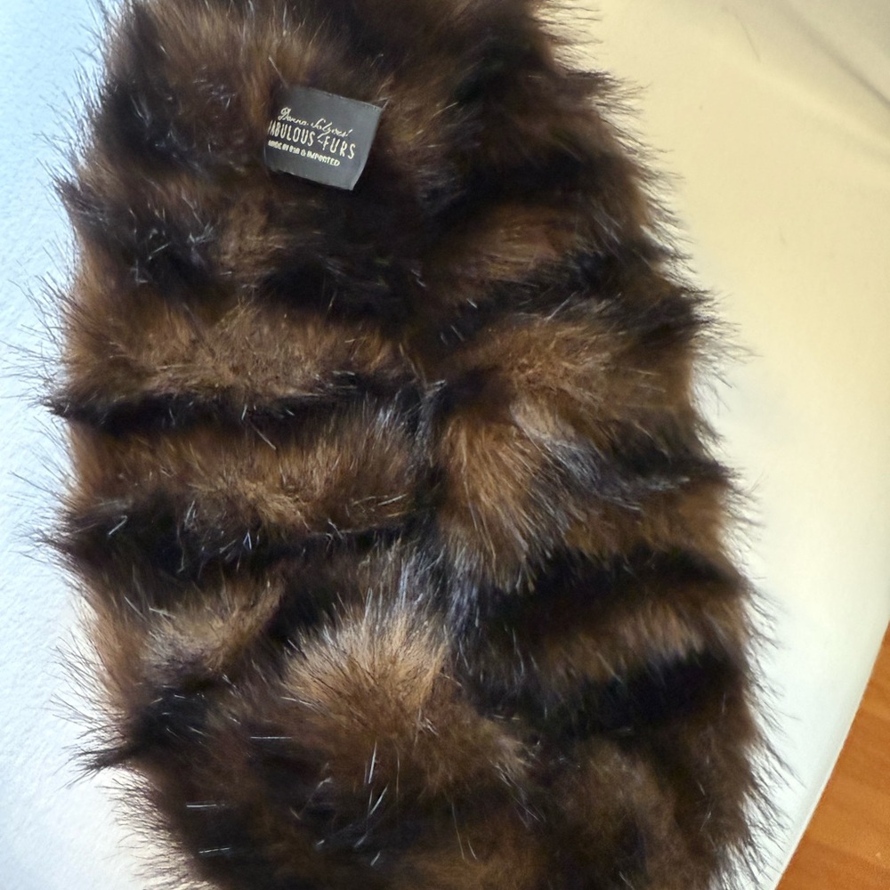 DONNA SALYERS FABULOUS FURS  FAUX FUR HEADBAND